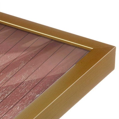 [Color:Polished Gold], Picture of art in a Polished Gold frame at an angle