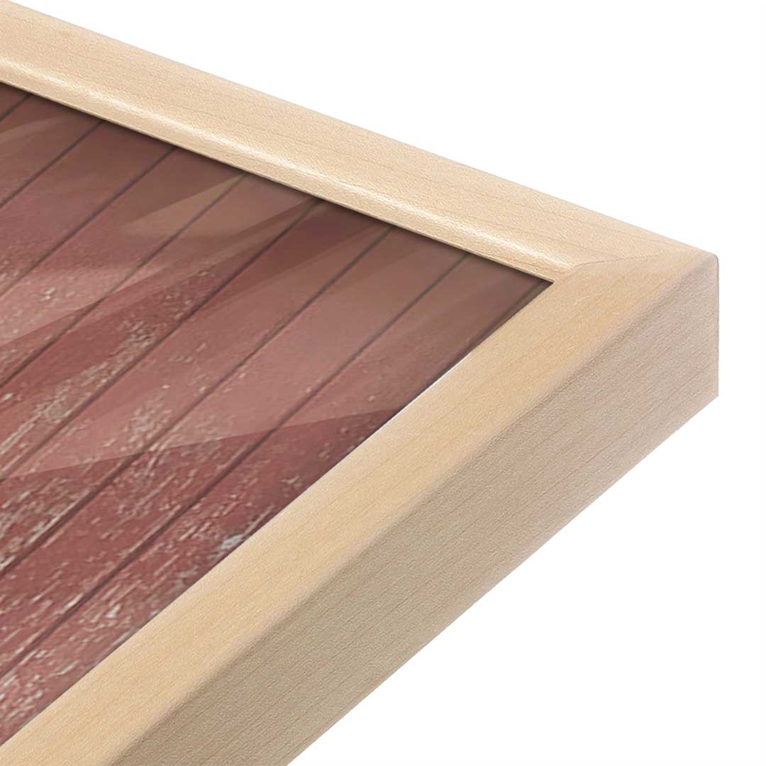 [Color:Raw Maple], Picture of art in a Raw Maple frame at an angle