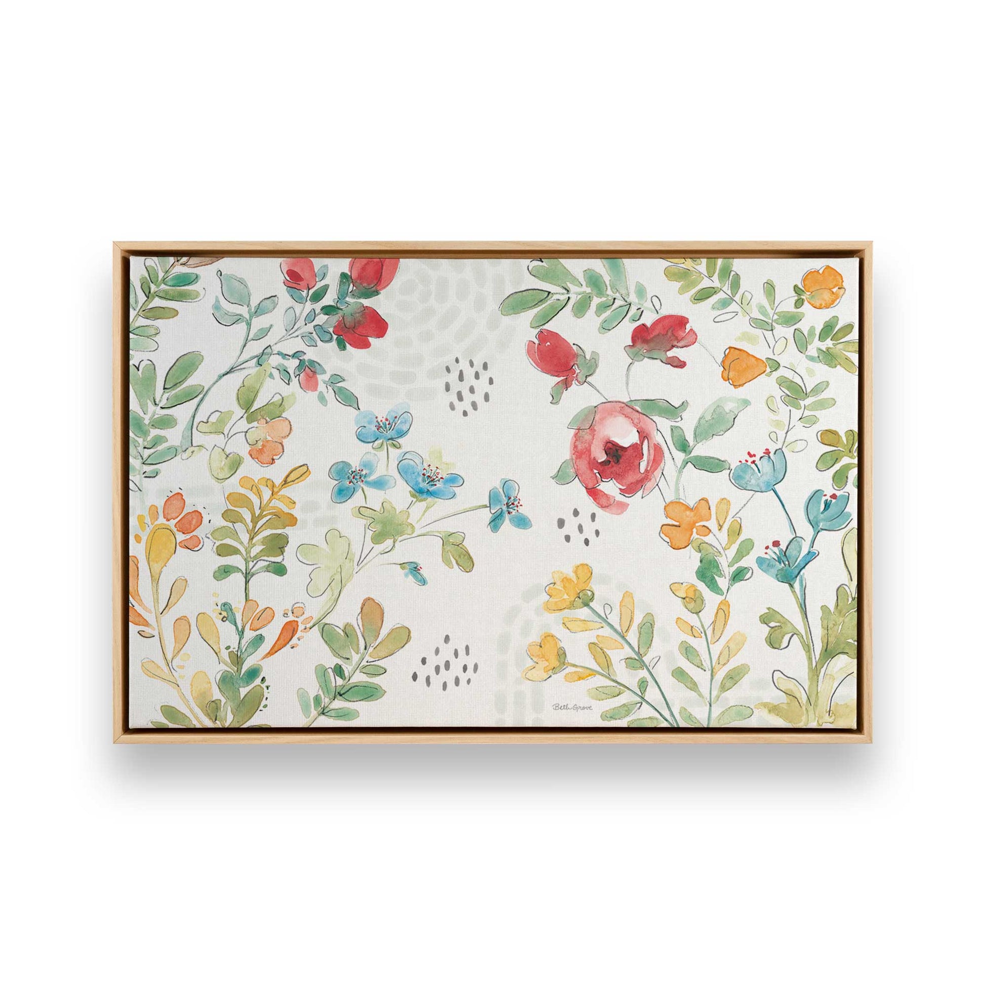 [Color:American Maple], Picture of art in a American Maple frame