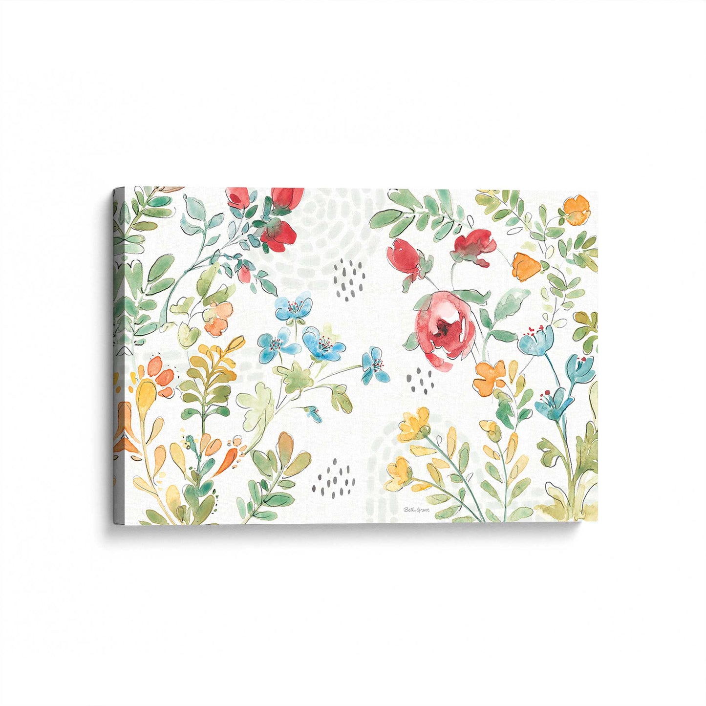 [Color:Stretched Canvas], Picture of art at an angle