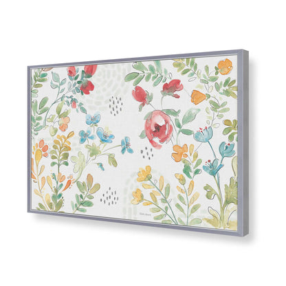 [Color:Polished Chrome], Picture of art in a Polished Chrome frame of the corner