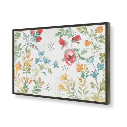 [Color:Satin Black], Picture of art in a Satin Black frame of the corner