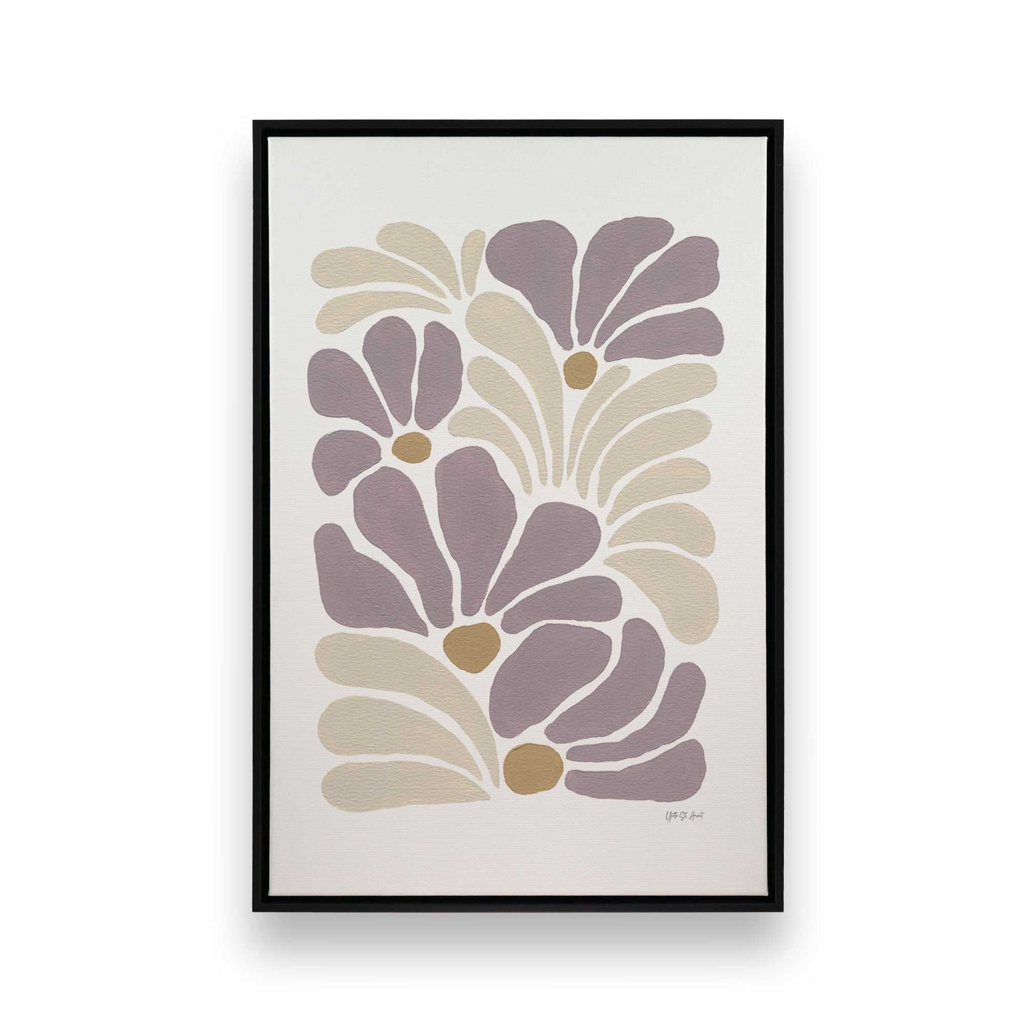 [Color:Satin Black], Picture of art in a Satin Black frame