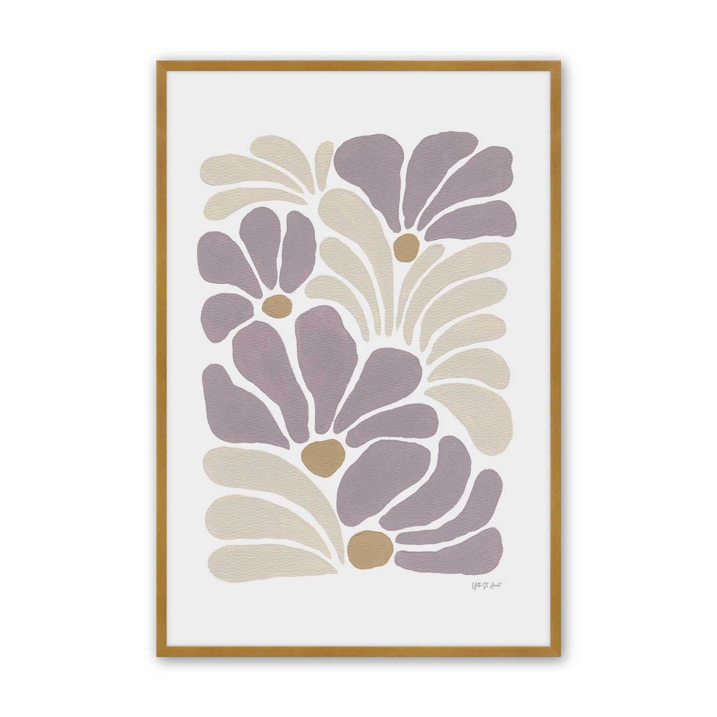 [Color:Polished Gold], Picture of art in a Polished Gold frame