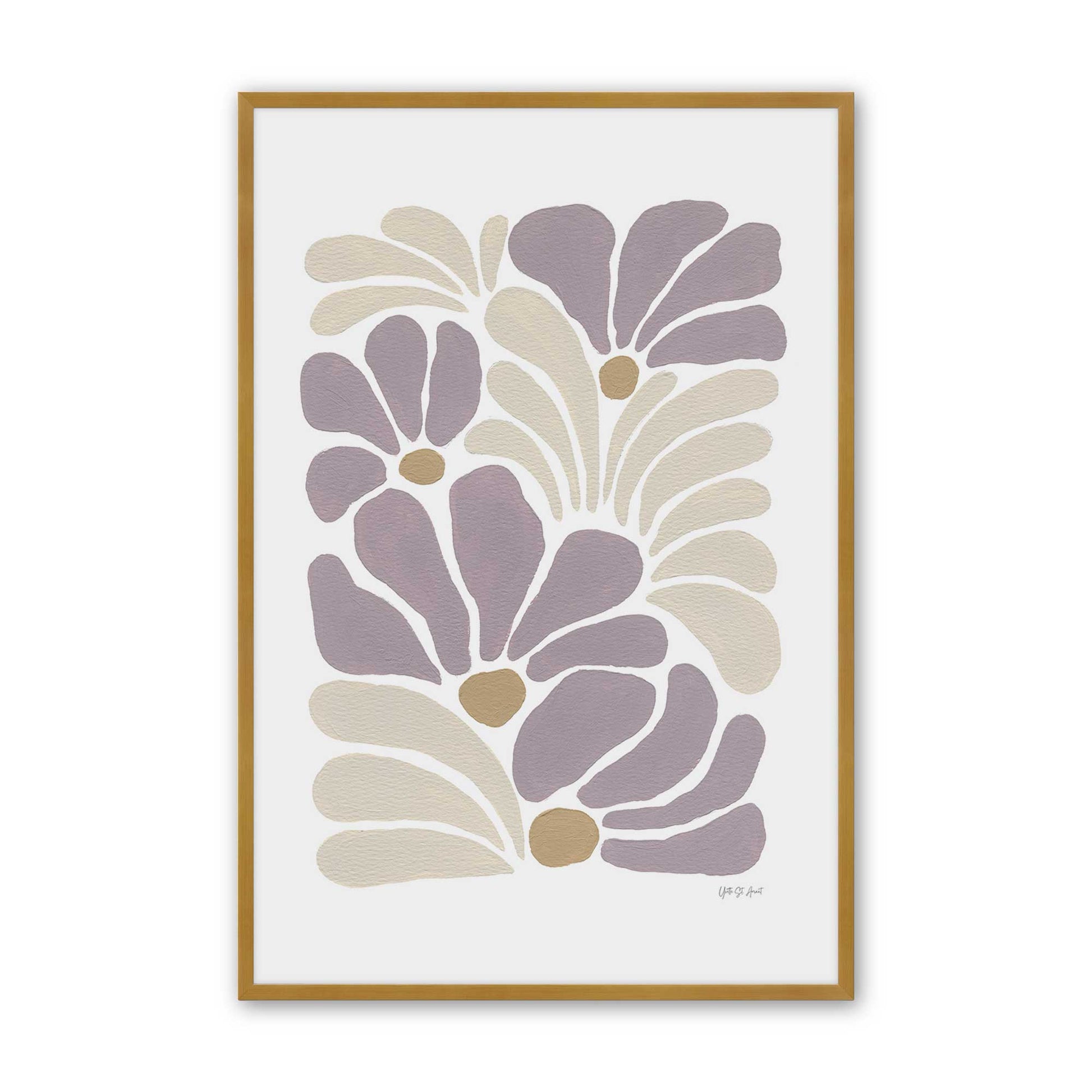 [Color:Polished Gold], Picture of art in a Polished Gold frame