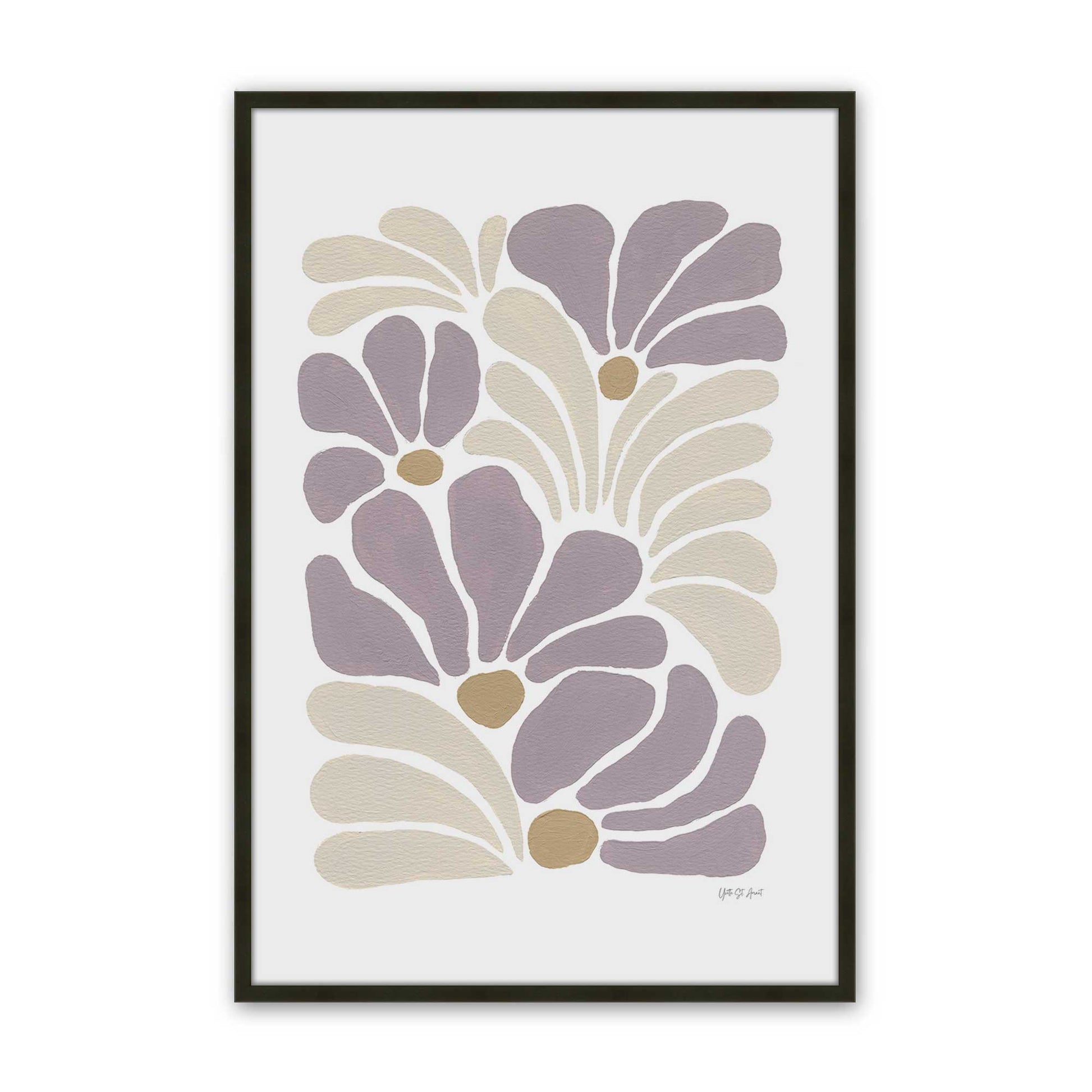 [Color:Satin Black], Picture of art in a Satin Black frame