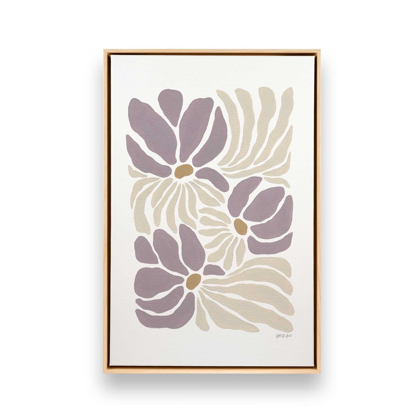 [Color:American Maple], Picture of art in a American Maple frame