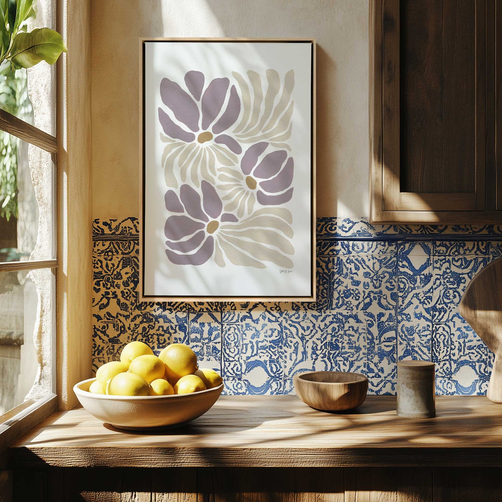 Picture of art in a room