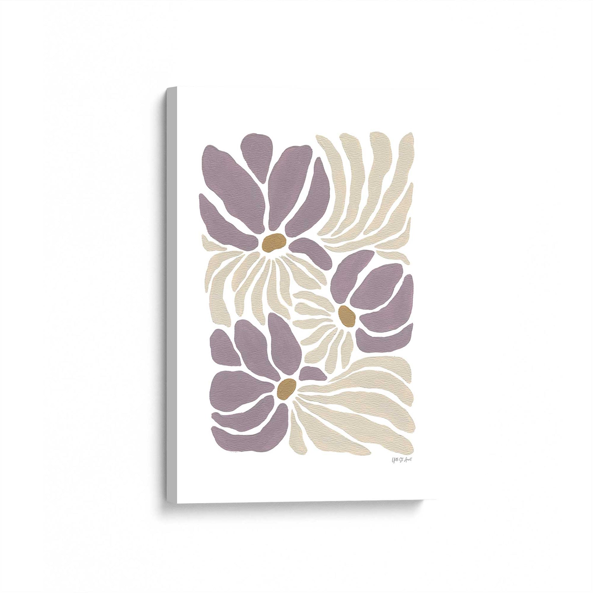 [Color:Stretched Canvas], Picture of art at an angle