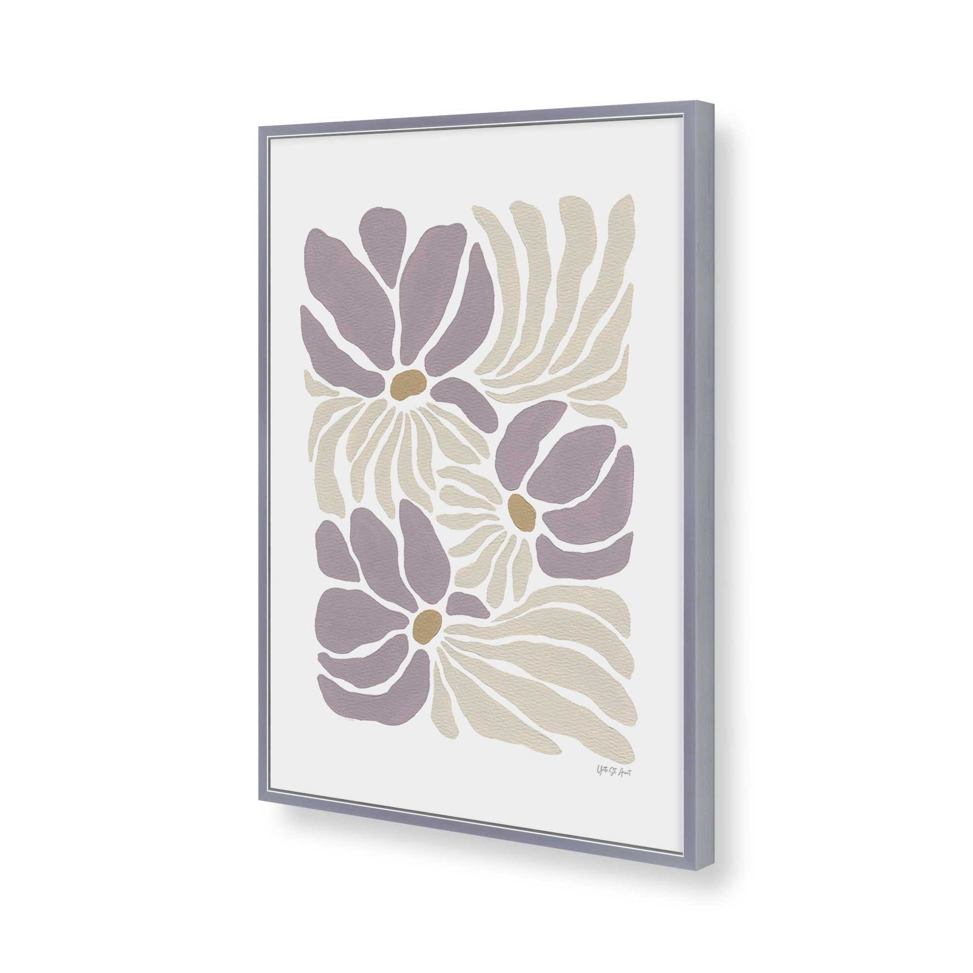 [Color:Polished Chrome], Picture of art in a Polished Chrome frame of the corner