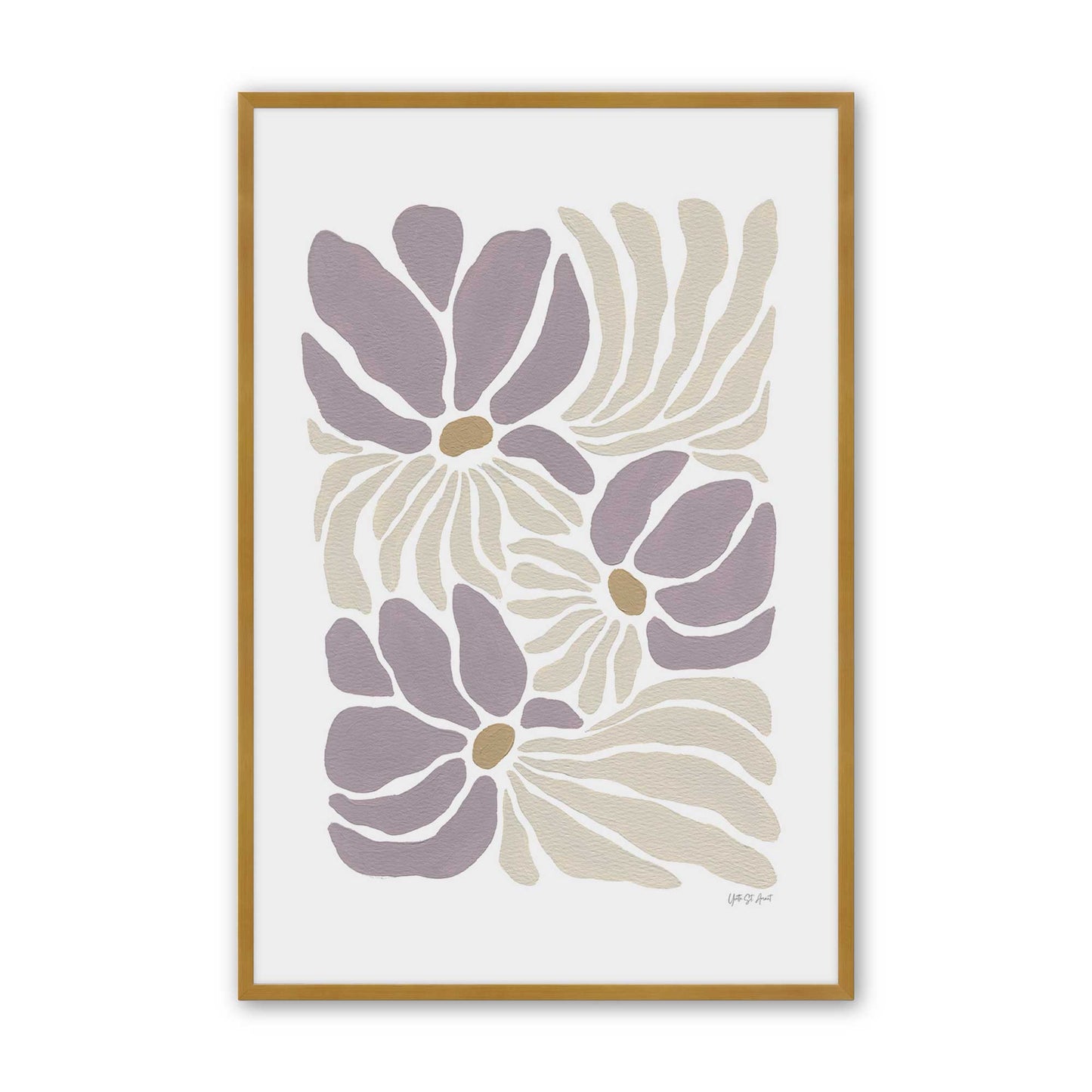 [Color:Polished Gold], Picture of art in a Polished Gold frame
