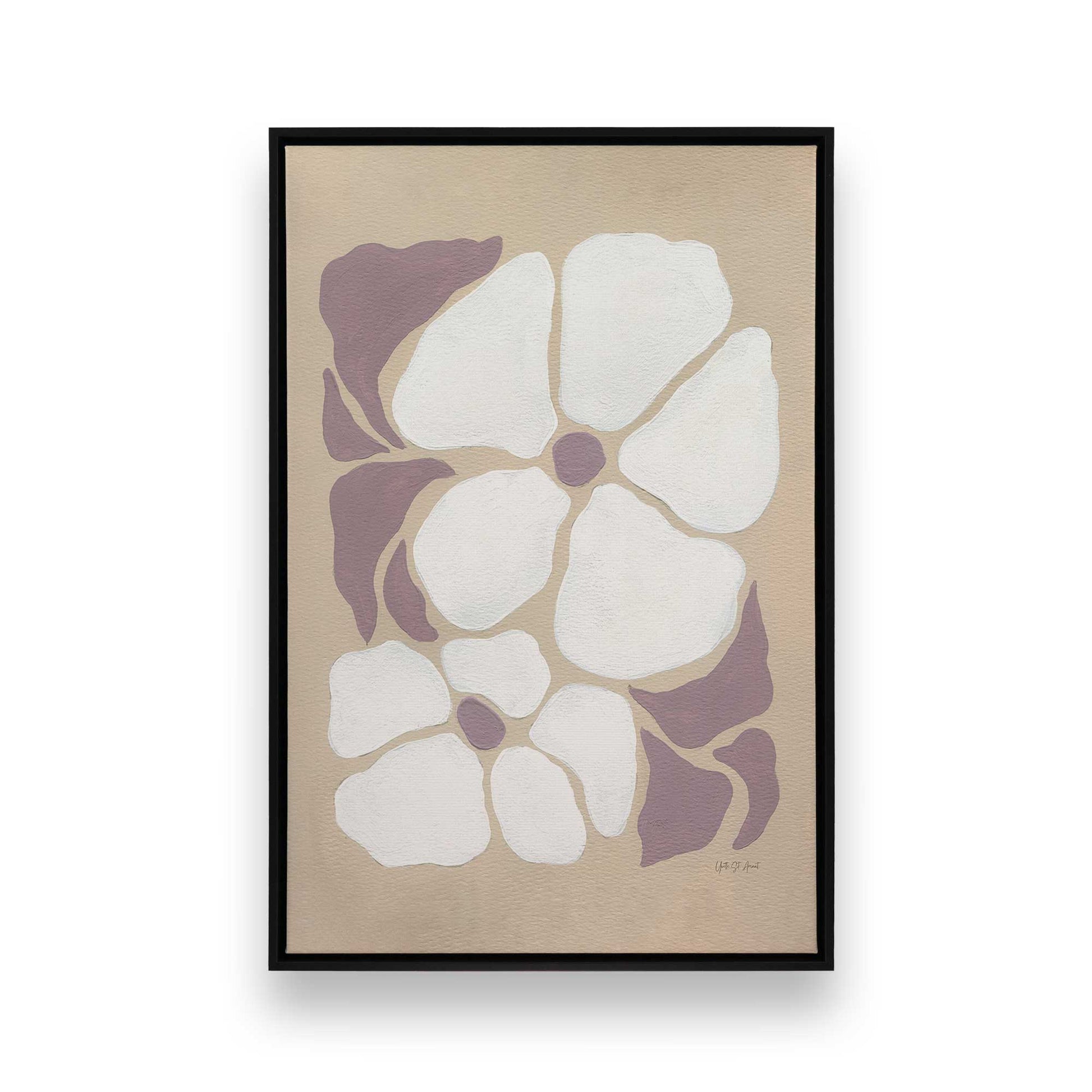 [Color:Satin Black], Picture of art in a Satin Black frame