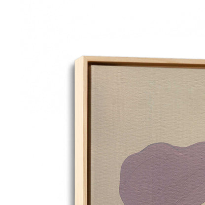 [Color:American Maple], Picture of art in a American Maple frame at an angle