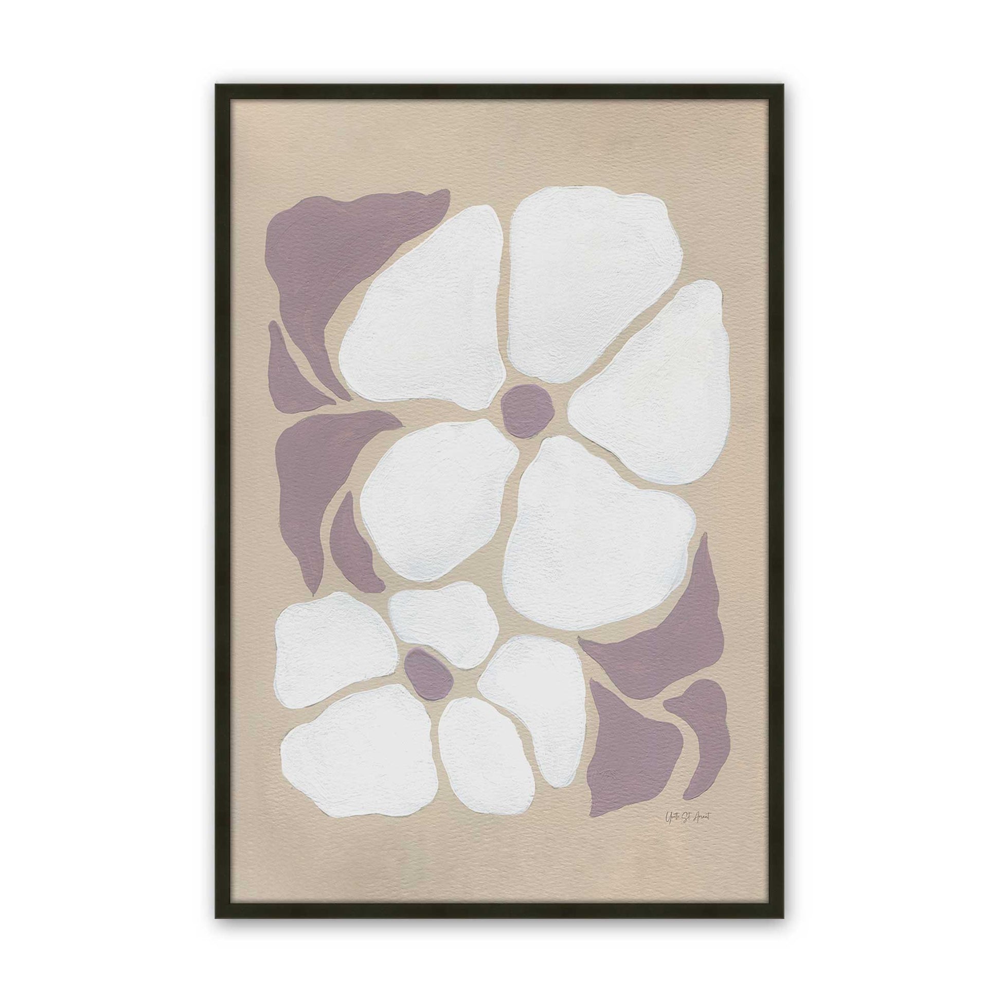 [Color:Satin Black], Picture of art in a Satin Black frame