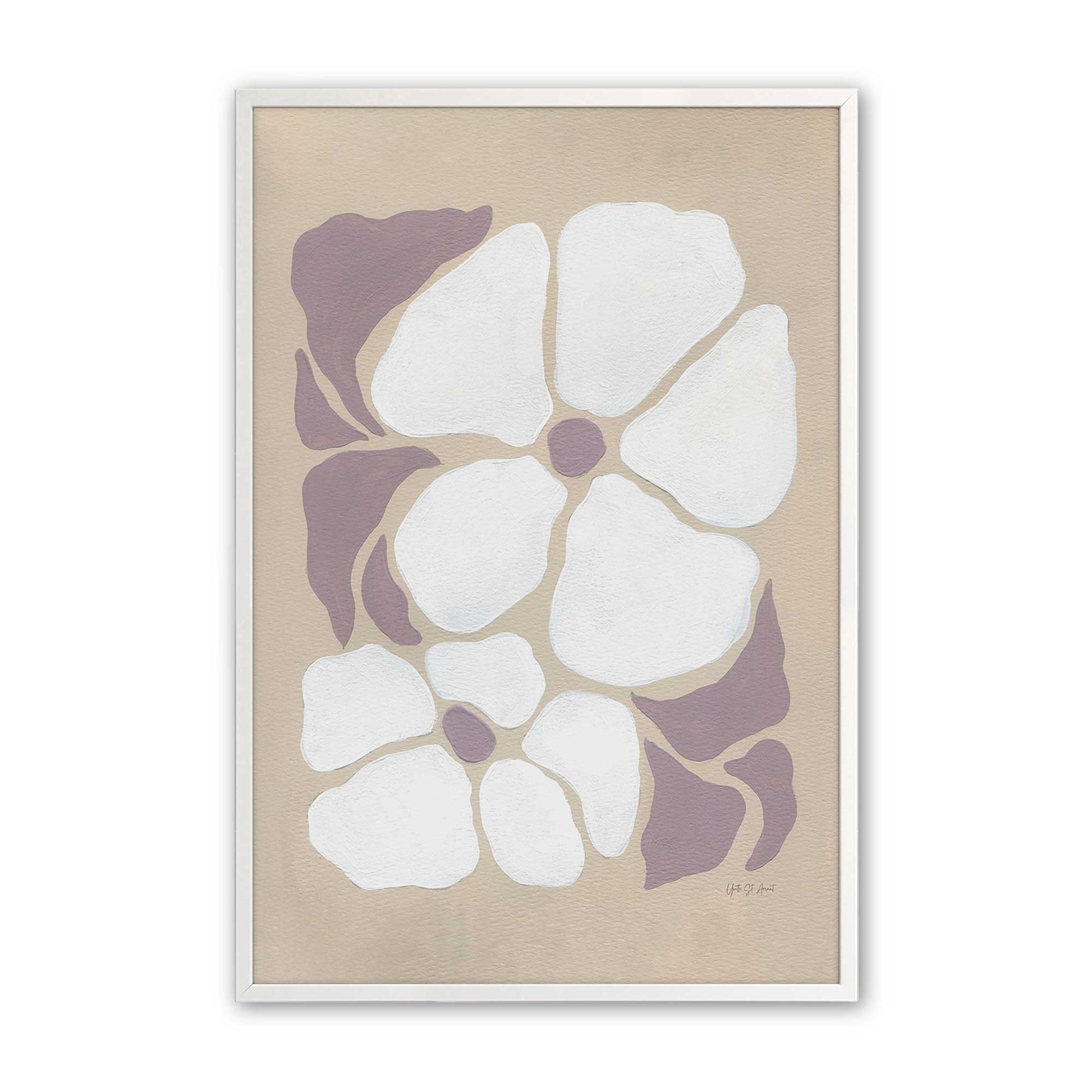 [Color:Opaque White], Picture of art in a Opaque White frame