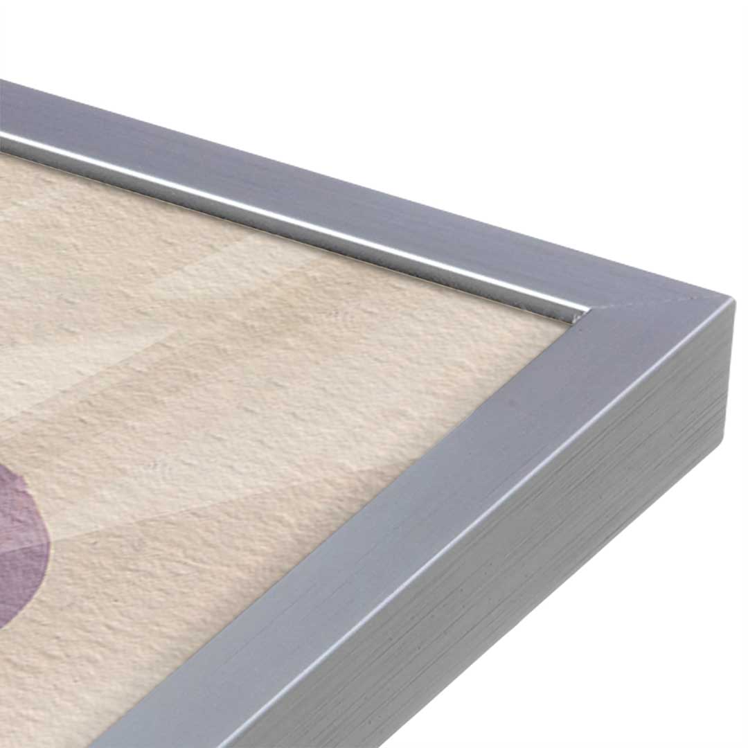 [Color:Polished Chrome], Picture of art in a Polished Chrome frame at an angle