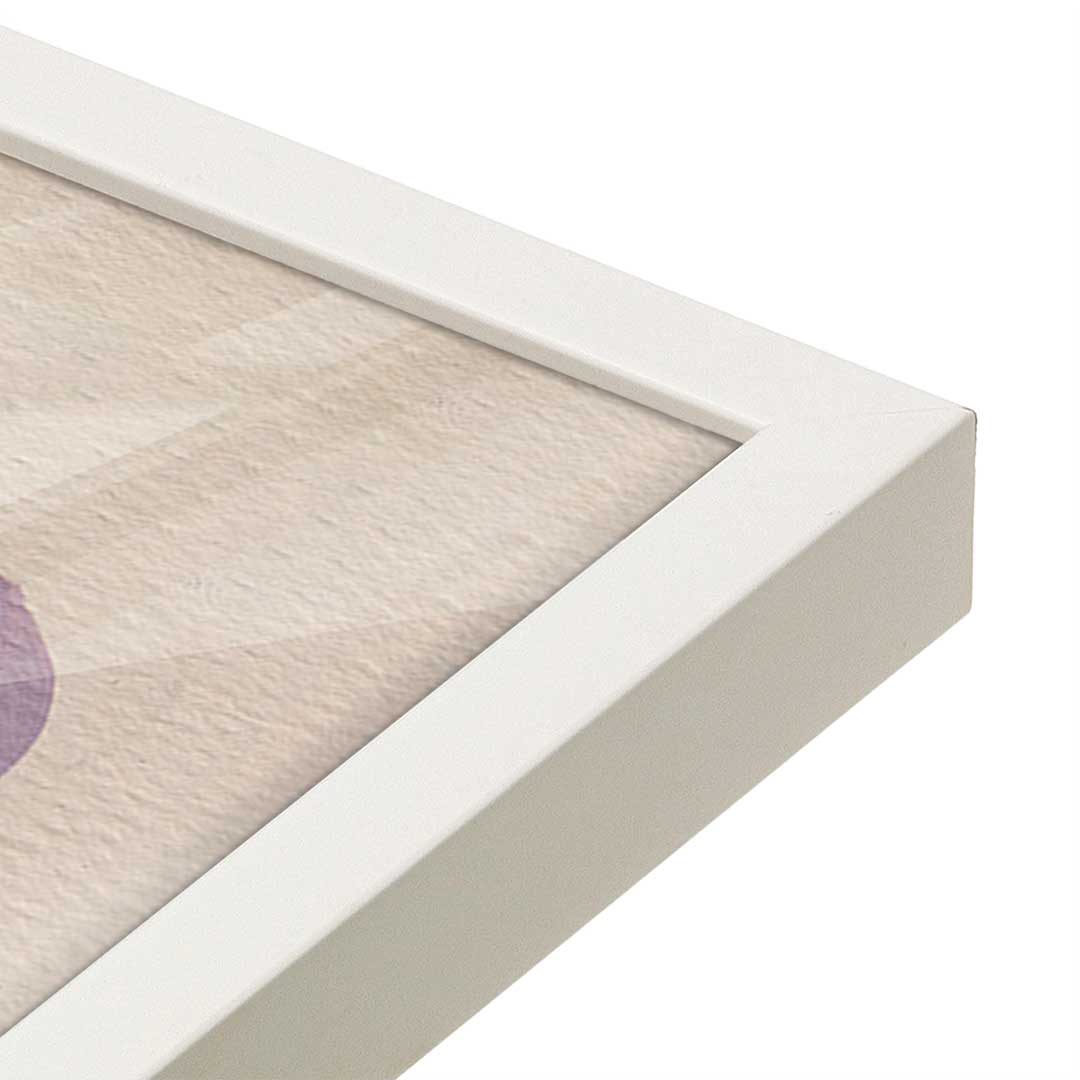 [Color:Opaque White], Picture of art in a Opaque White frame at an angle
