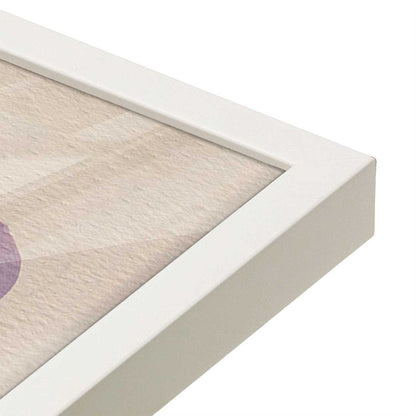 [Color:Opaque White], Picture of art in a Opaque White frame at an angle