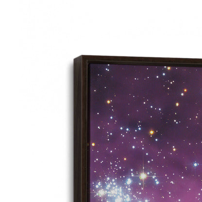 [Color:Espresso], Picture of art in a Espresso frame at an angle