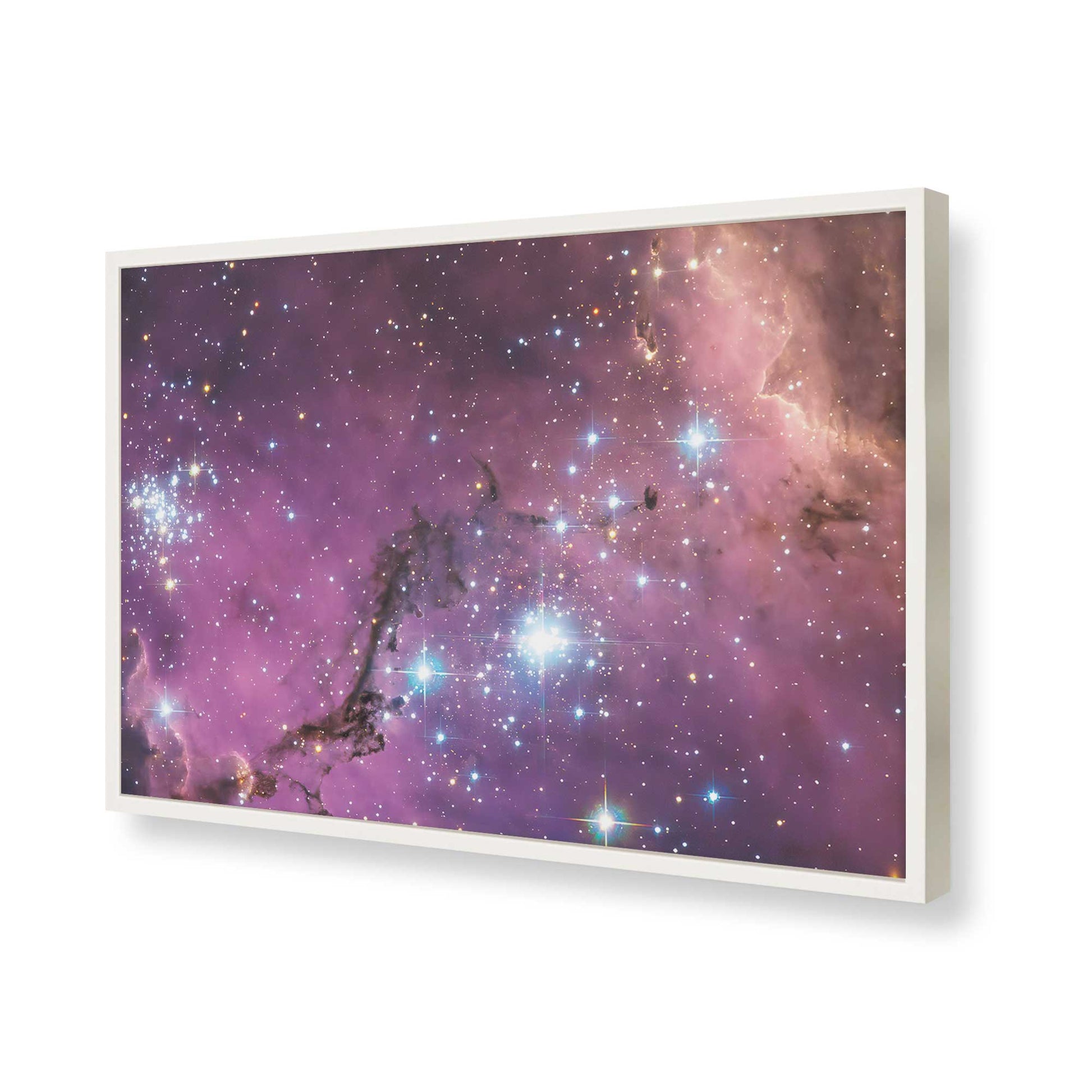 [Color:Opaque White], Picture of art in a Opaque White frame of the corner