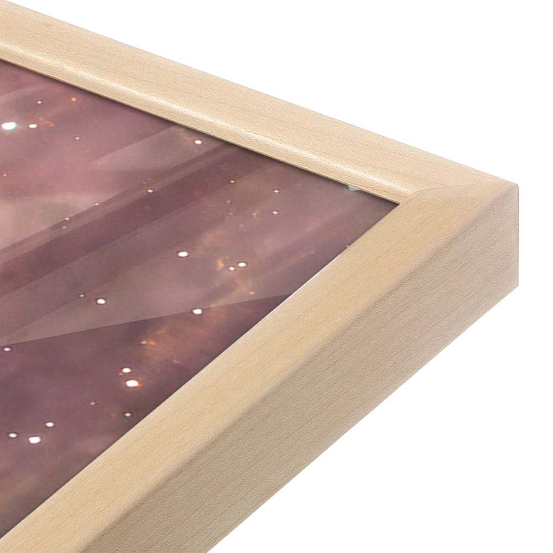 [Color:Raw Maple], Picture of art in a Raw Maple frame at an angle