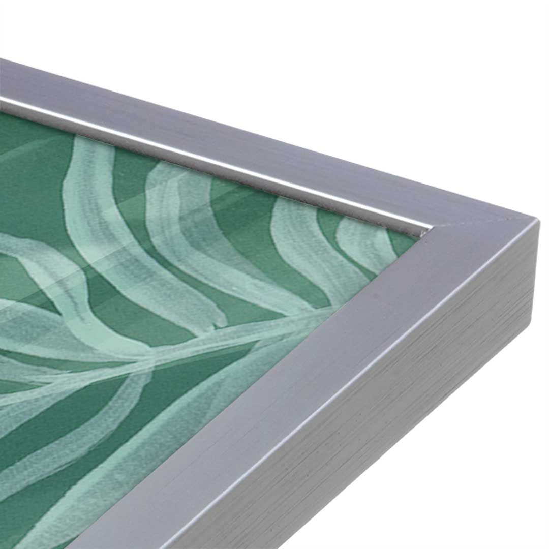 [Color:Polished Chrome], Picture of art in a Polished Chrome frame at an angle