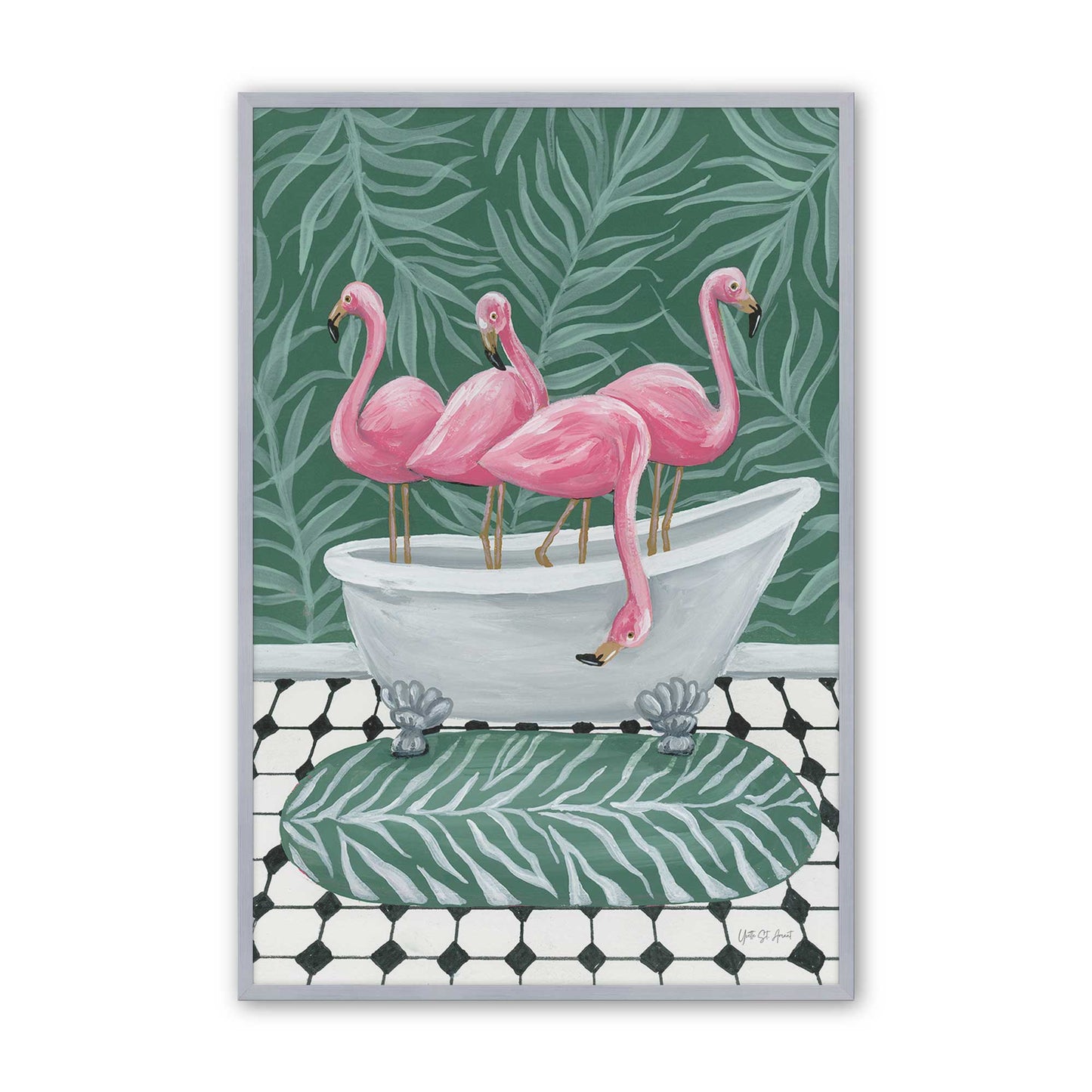 [Color:Polished Chrome], Picture of art in a Polished Chrome frame