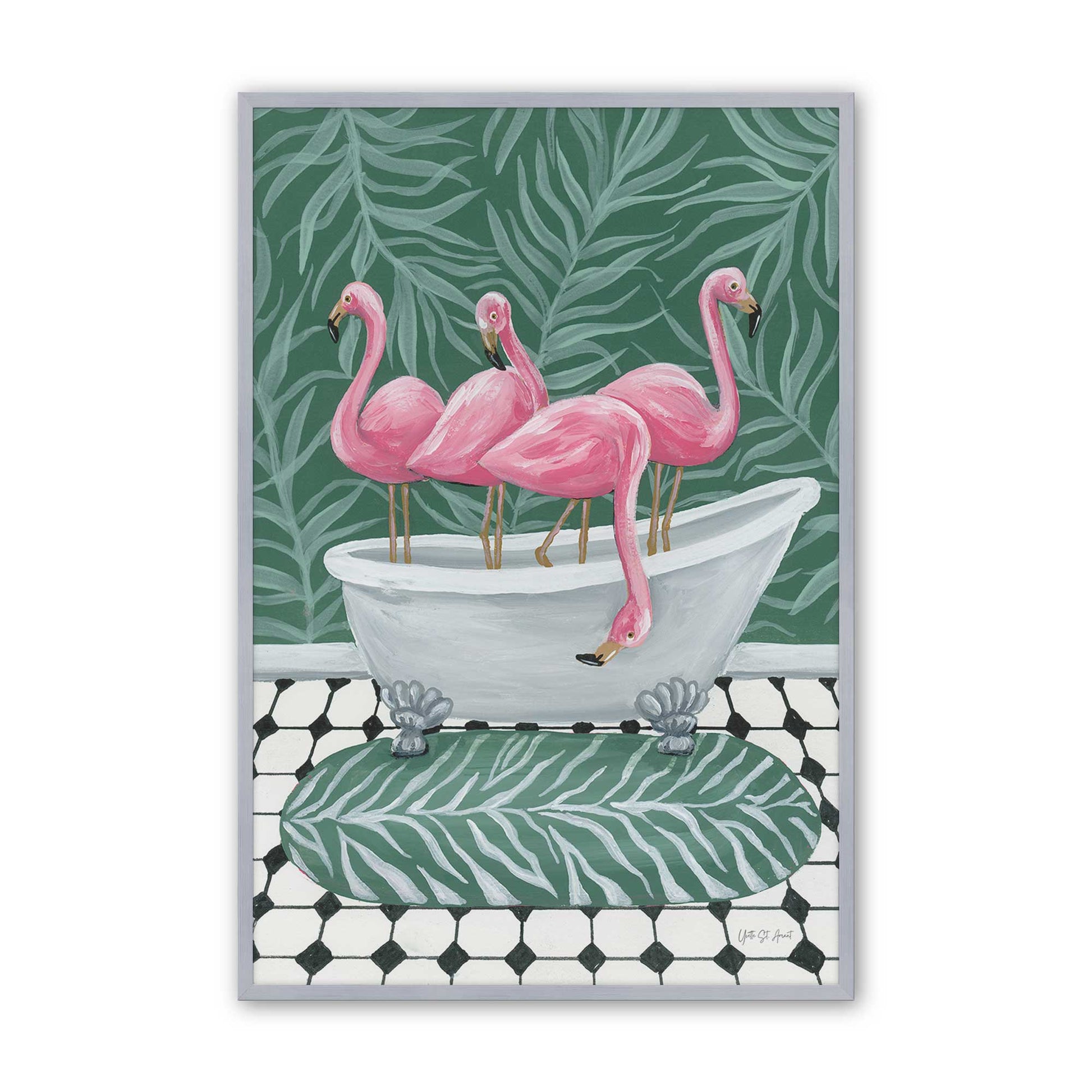 [Color:Polished Chrome], Picture of art in a Polished Chrome frame