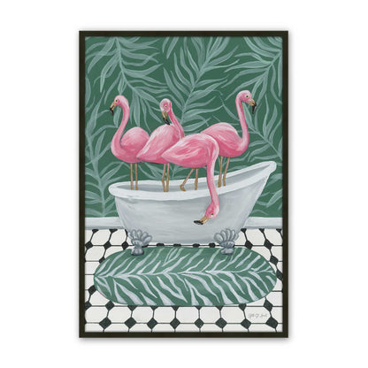 [Color:Satin Black], Picture of art in a Satin Black frame