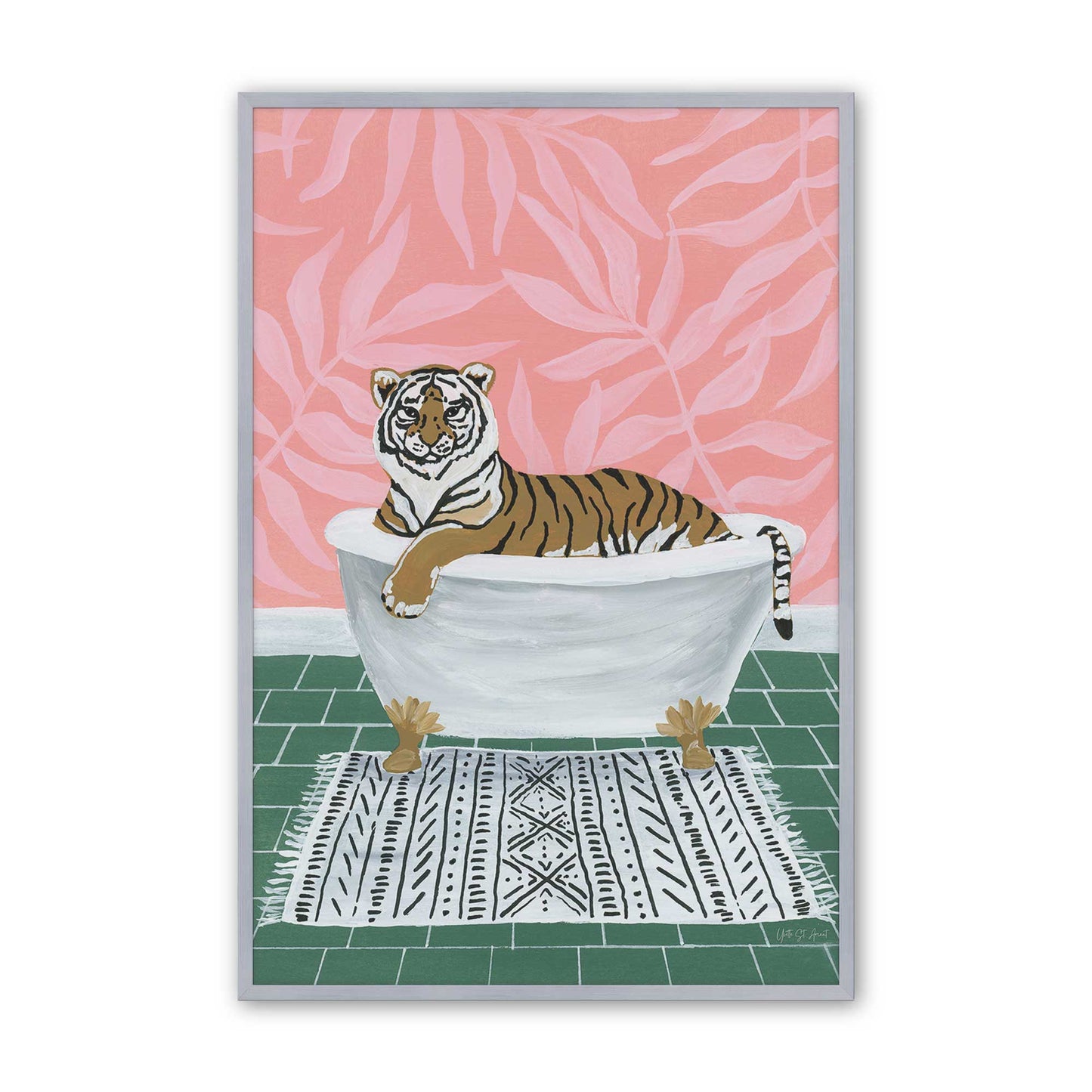 [Color:Polished Chrome], Picture of art in a Polished Chrome frame