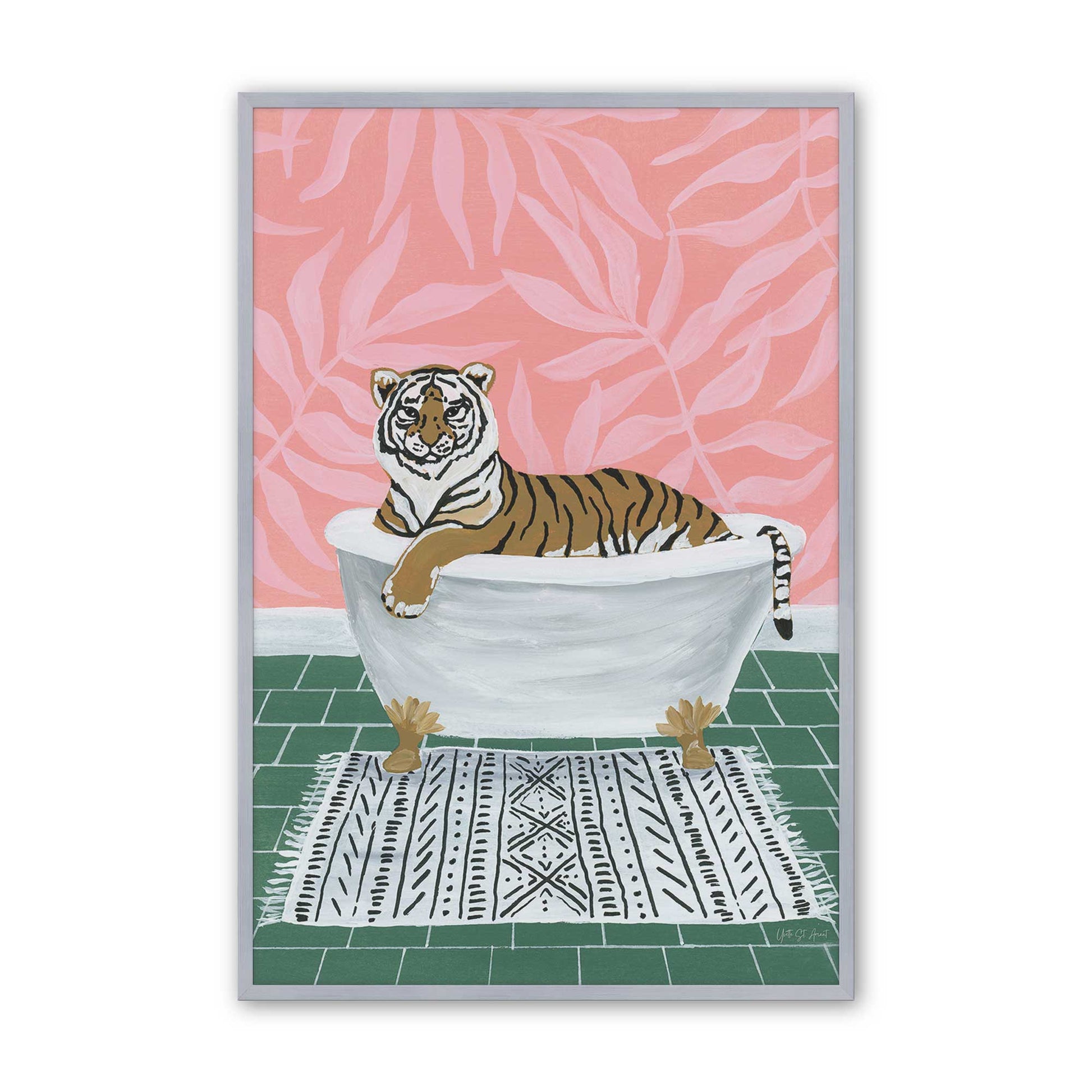 [Color:Polished Chrome], Picture of art in a Polished Chrome frame