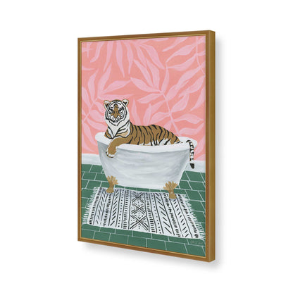 [Color:Polished Gold], Picture of art in a Polished Gold frame of the corner