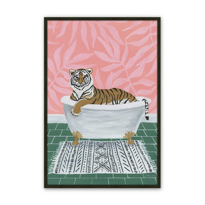 [Color:Satin Black], Picture of art in a Satin Black frame