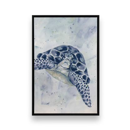 [Color:Satin Black], Picture of art in a Satin Black frame