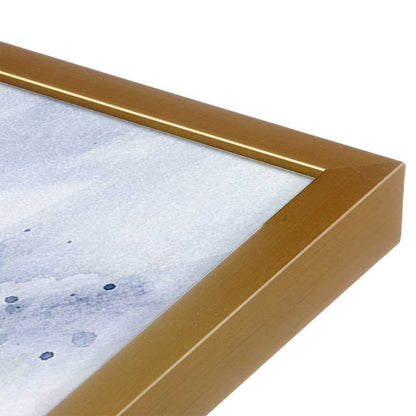 [Color:Polished Gold], Picture of art in a Polished Gold frame at an angle
