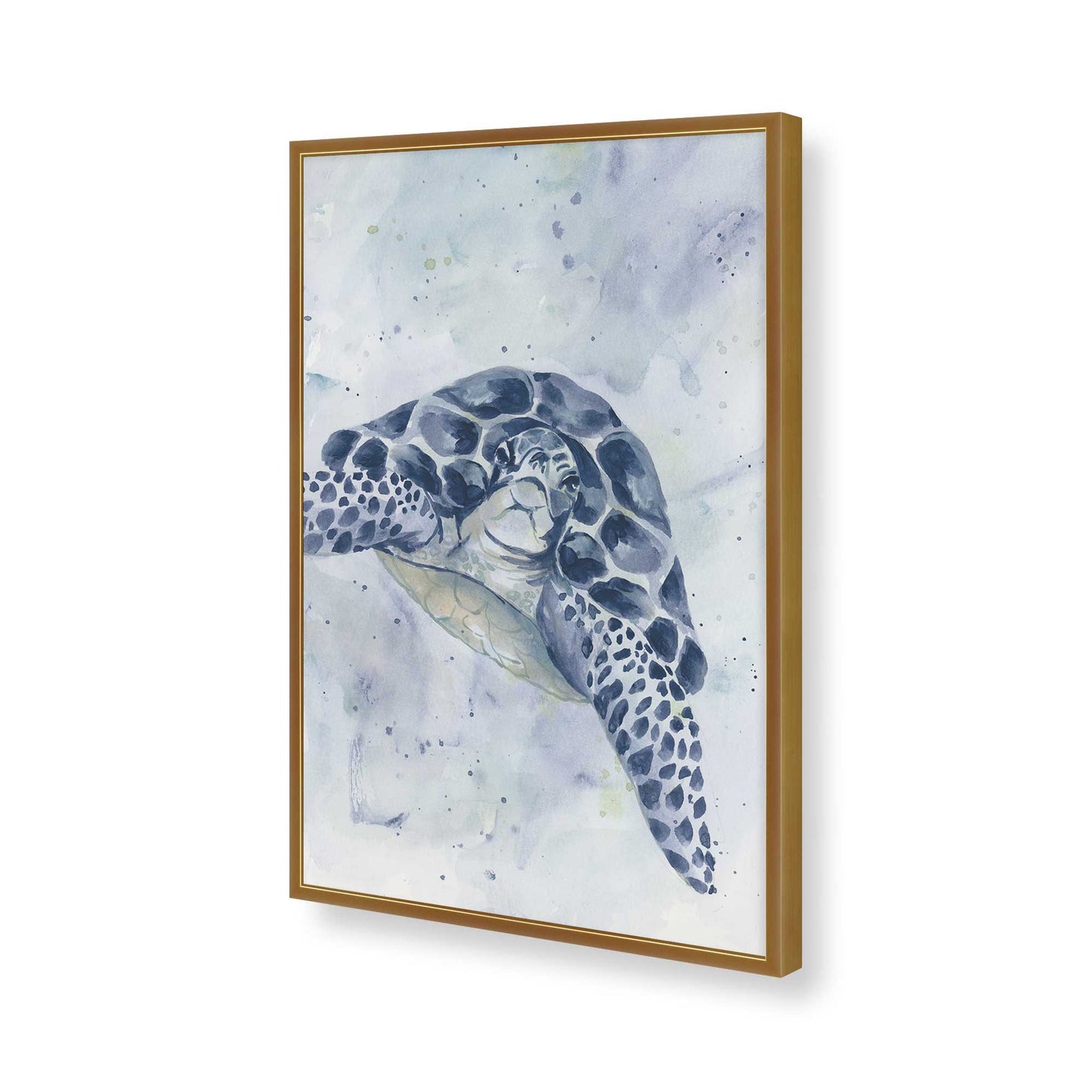 [Color:Polished Gold], Picture of art in a Polished Gold frame of the corner