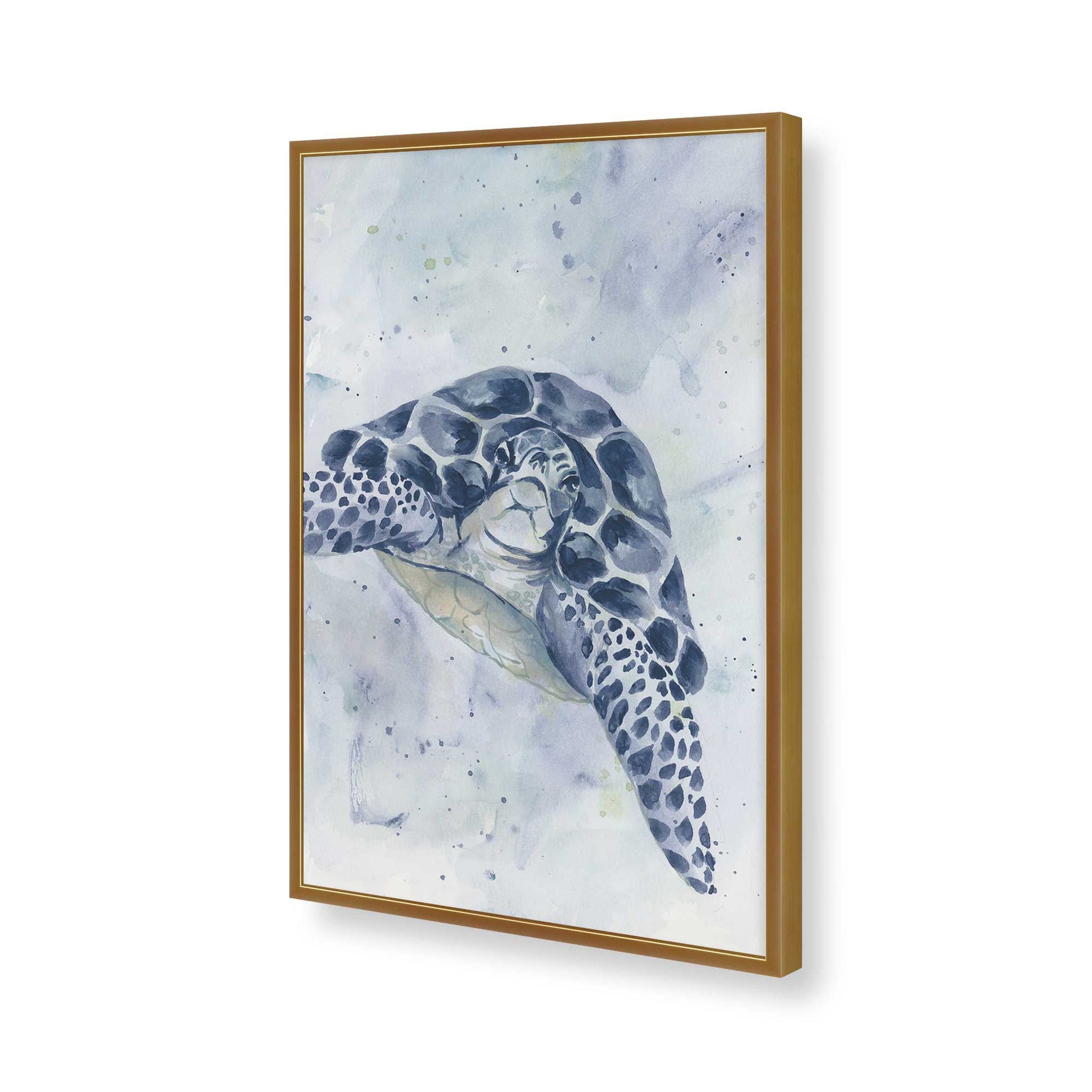 [Color:Polished Gold], Picture of art in a Polished Gold frame of the corner