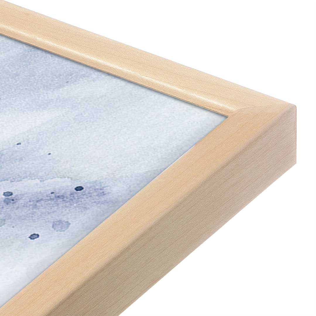 [Color:Raw Maple], Picture of art in a Raw Maple frame at an angle