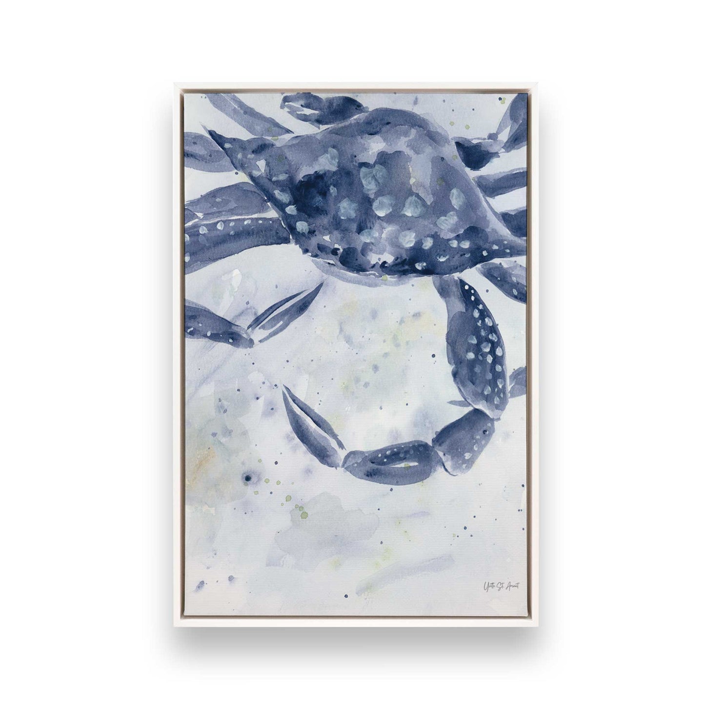 [Color:Opaque White], Picture of art in a White frame