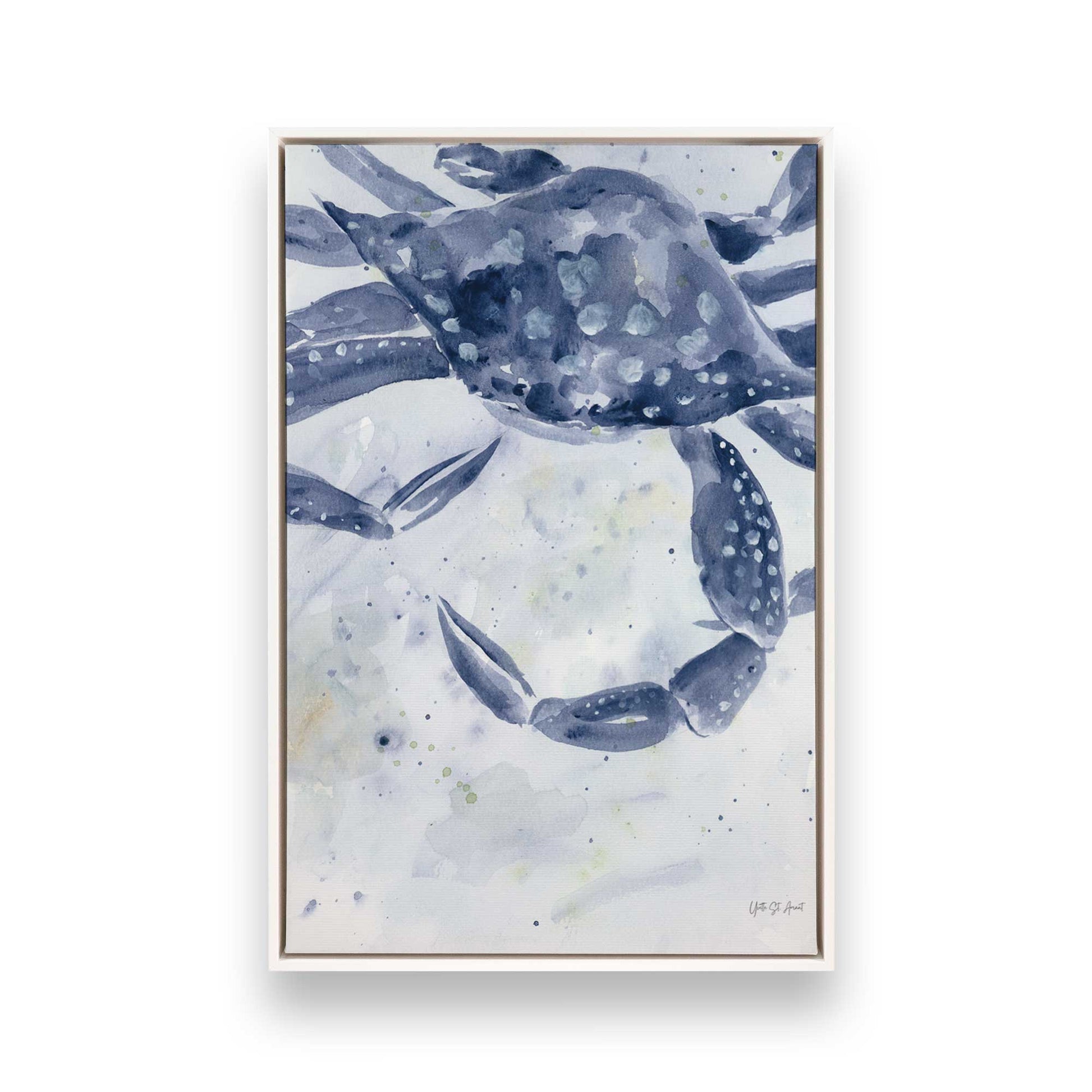 [Color:Opaque White], Picture of art in a White frame