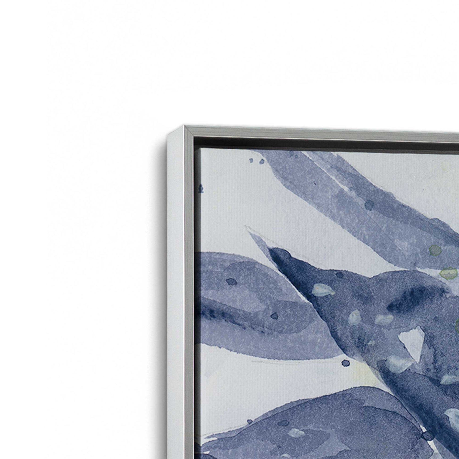 [Color:Polished Chrome], Picture of art in a Polished Chrome frame at an angle