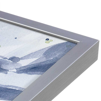 [Color:Polished Chrome], Picture of art in a Polished Chrome frame at an angle