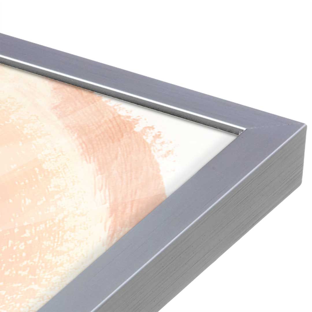 [Color:Polished Chrome], Picture of art in a Polished Chrome frame at an angle