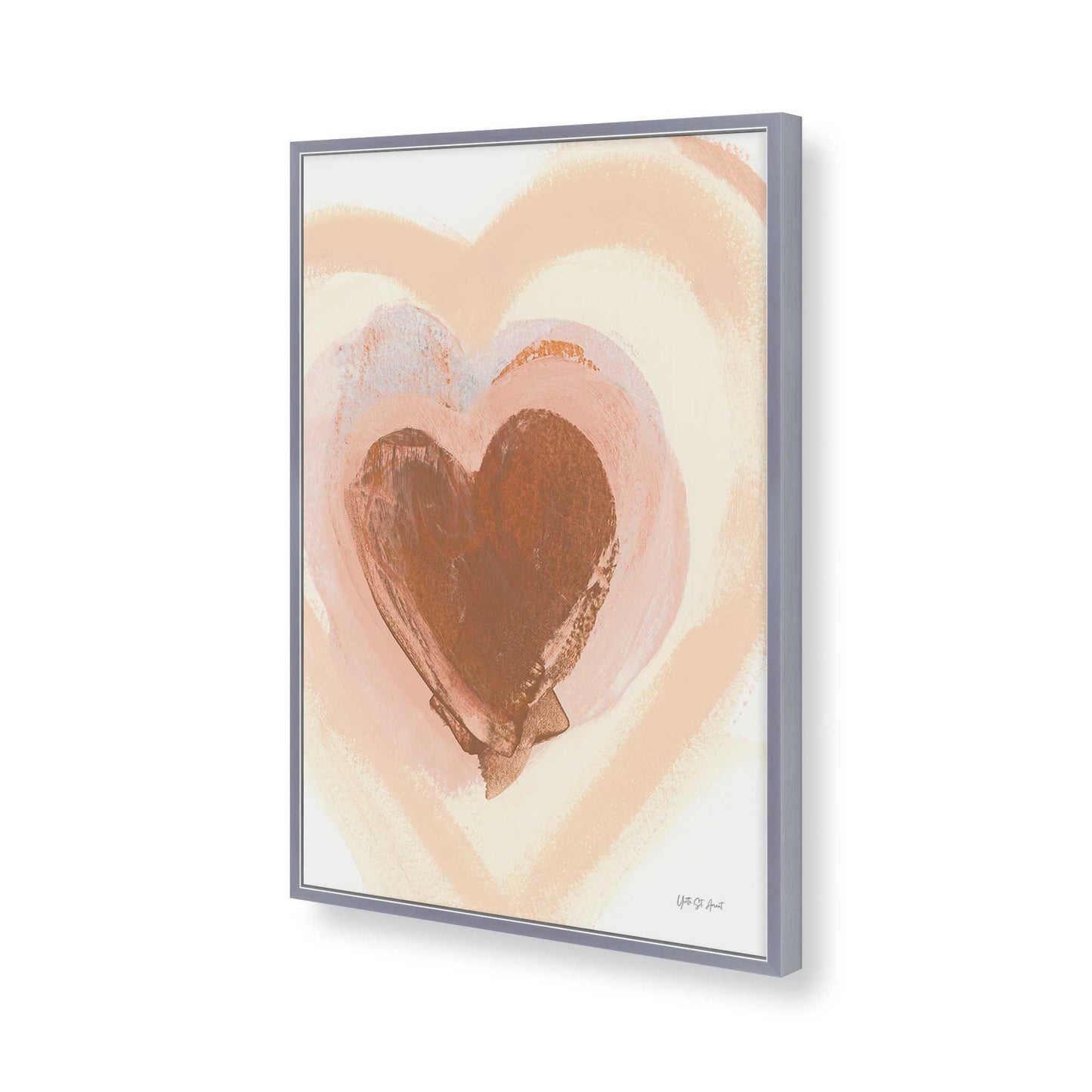 [Color:Polished Chrome], Picture of art in a Polished Chrome frame of the corner