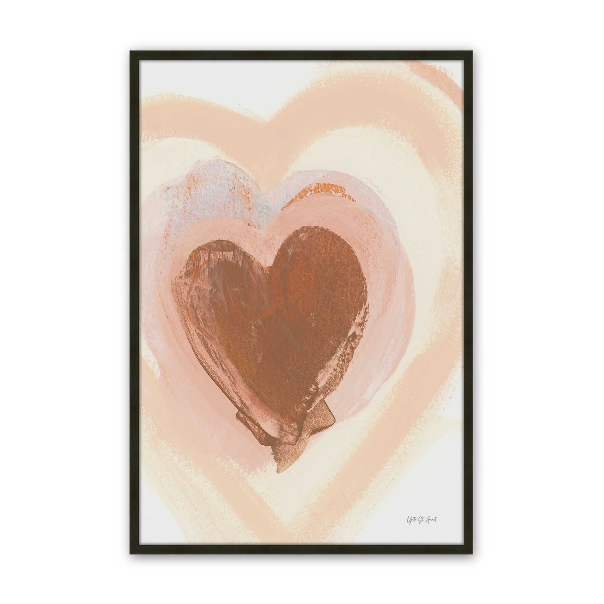 [Color:Satin Black], Picture of art in a Satin Black frame