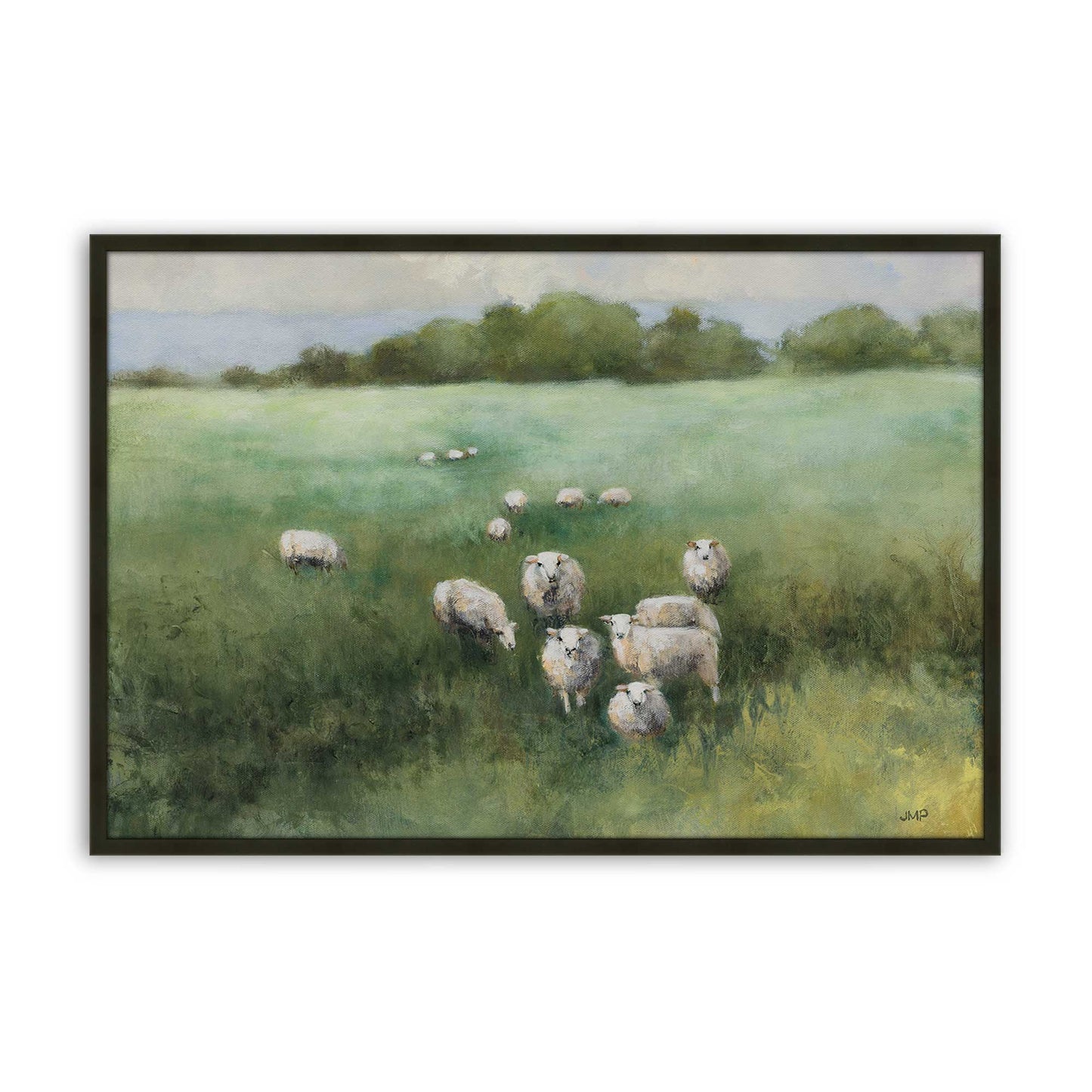 [Color:Satin Black], Picture of art in a Satin Black frame