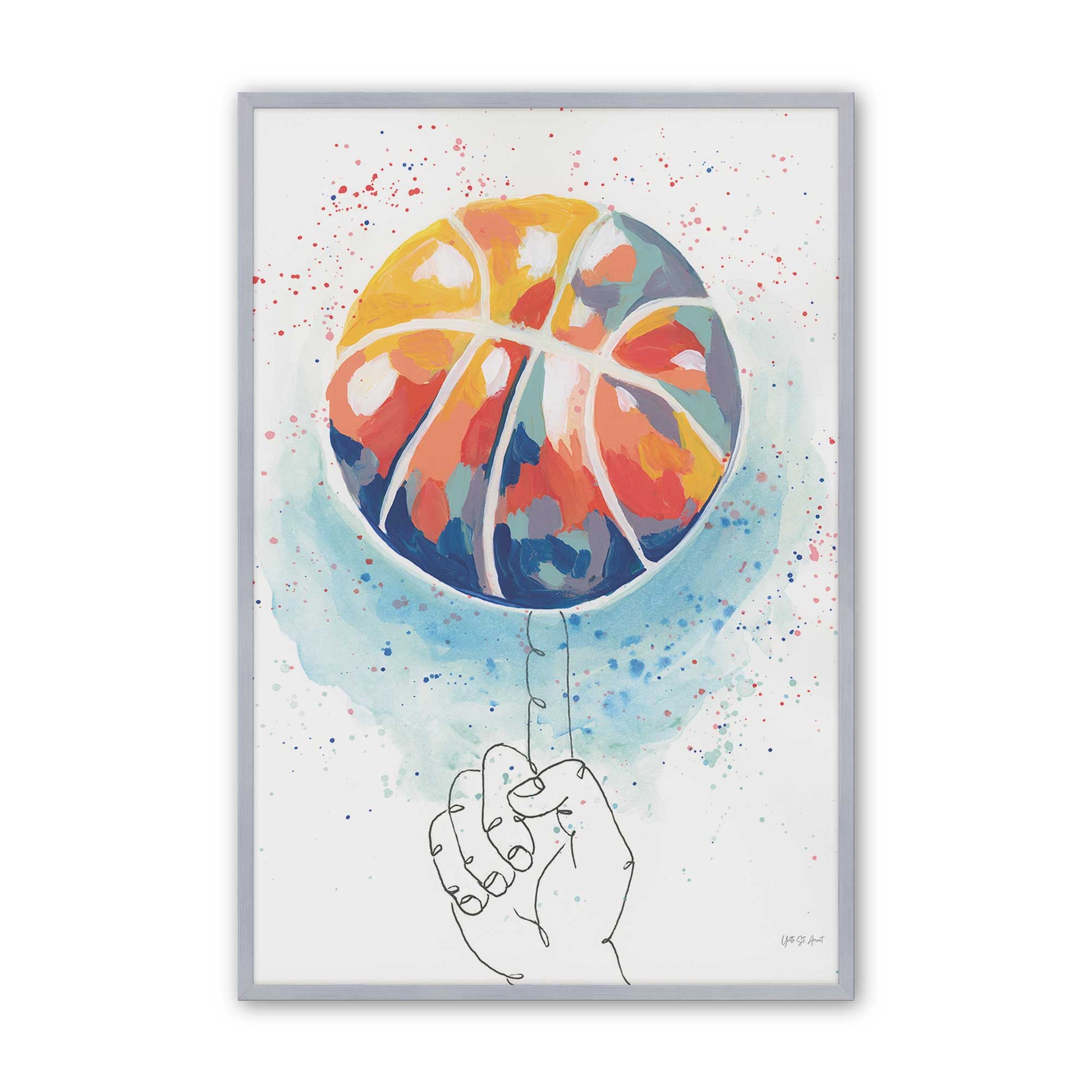 [Color:Polished Chrome], Picture of art in a Polished Chrome frame