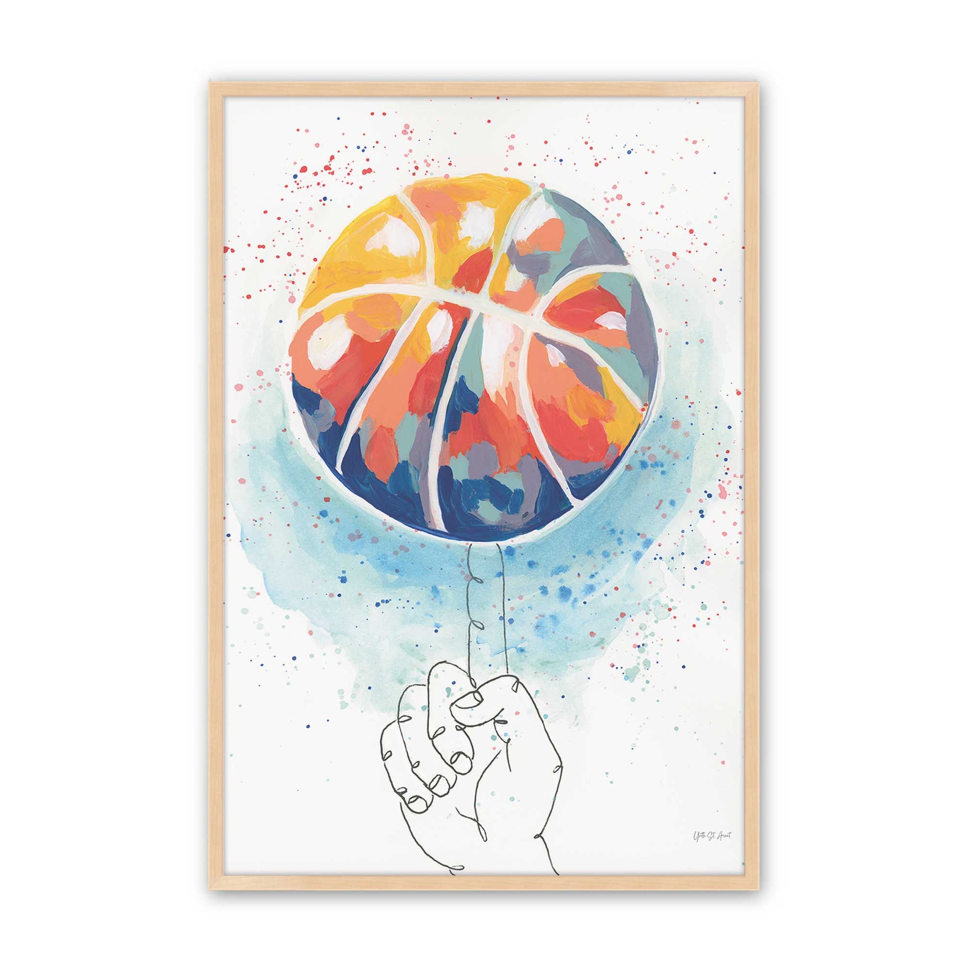 [Color:Raw Maple], Picture of art in a Raw Maple frame