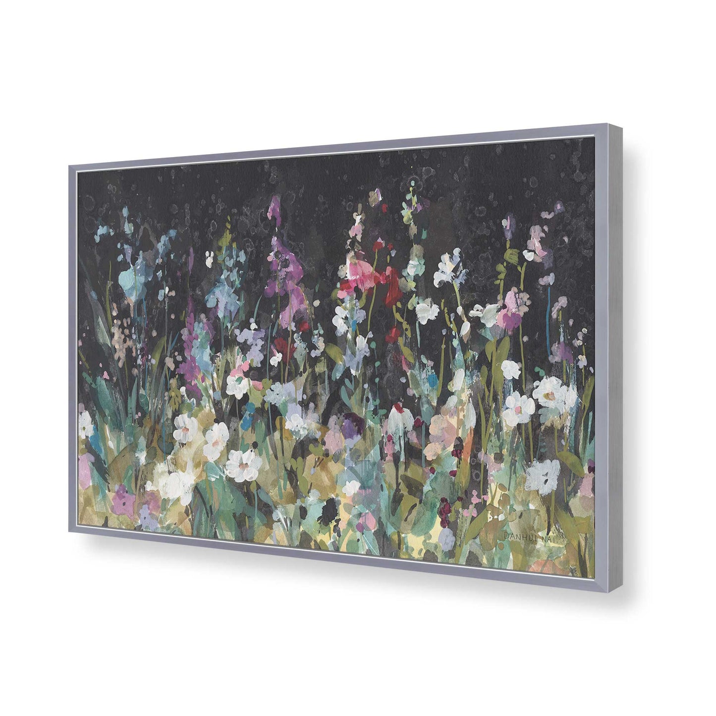 [Color:Polished Chrome], Picture of art in a Polished Chrome frame of the corner