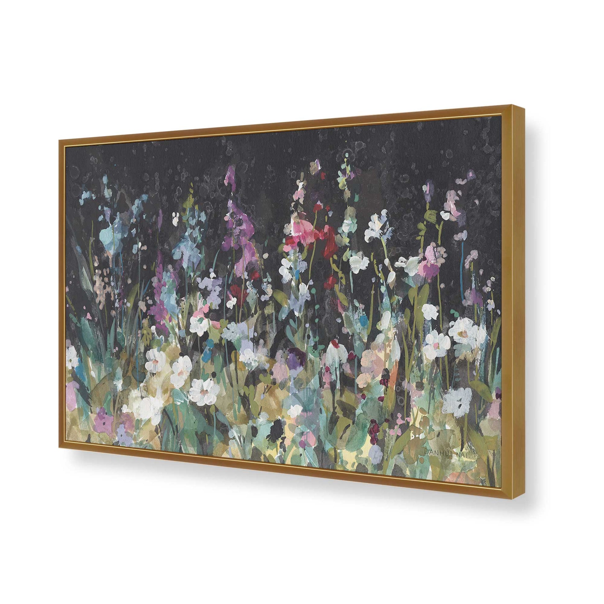 [Color:Polished Gold], Picture of art in a Polished Gold frame of the corner